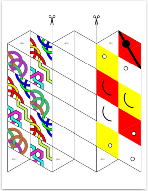 hexaflexagon pattern 12