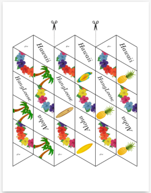 hexaflexagon pattern 4