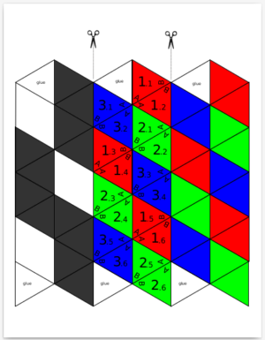 hexaflexagon pattern 5