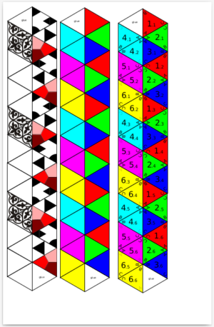 hexaflexagon pattern 7