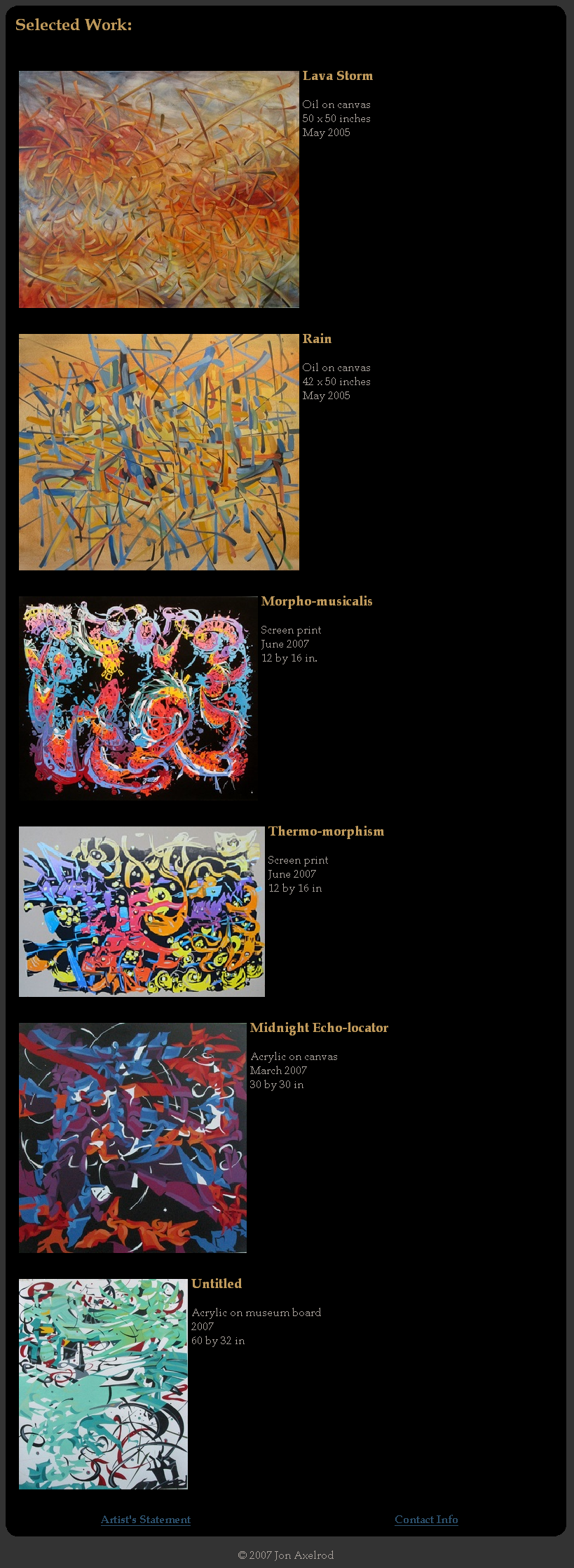 Jon's Selected Works Page